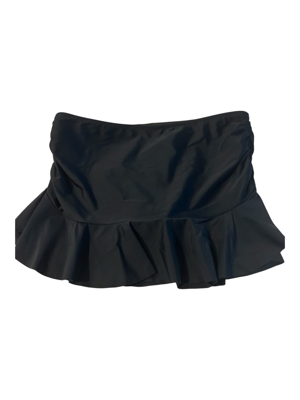 beachsissi Black Ruffle Swim Skirt - Women